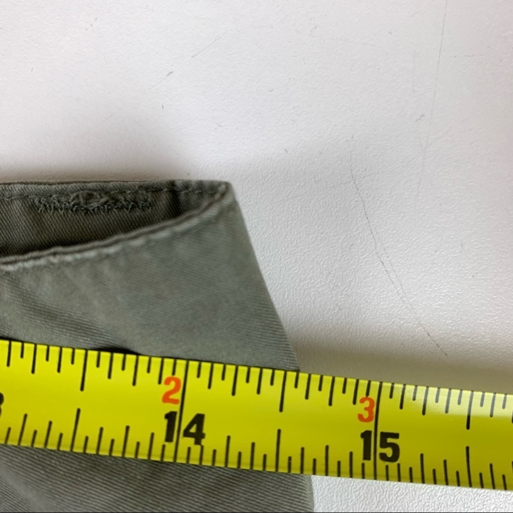 ROOTS 73 Green  Cargo Capris size 4 - Picture 8 of 11